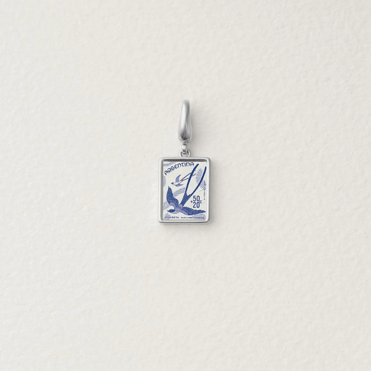 Argentina Vintage Postage Stamp Charm - Image 2