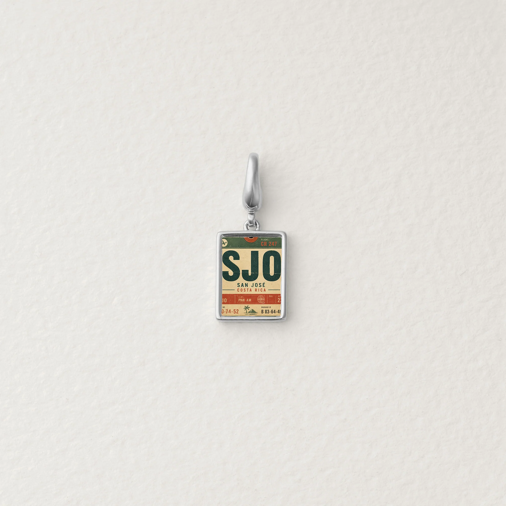Costa Rica Travel Tag Charm - Image 2