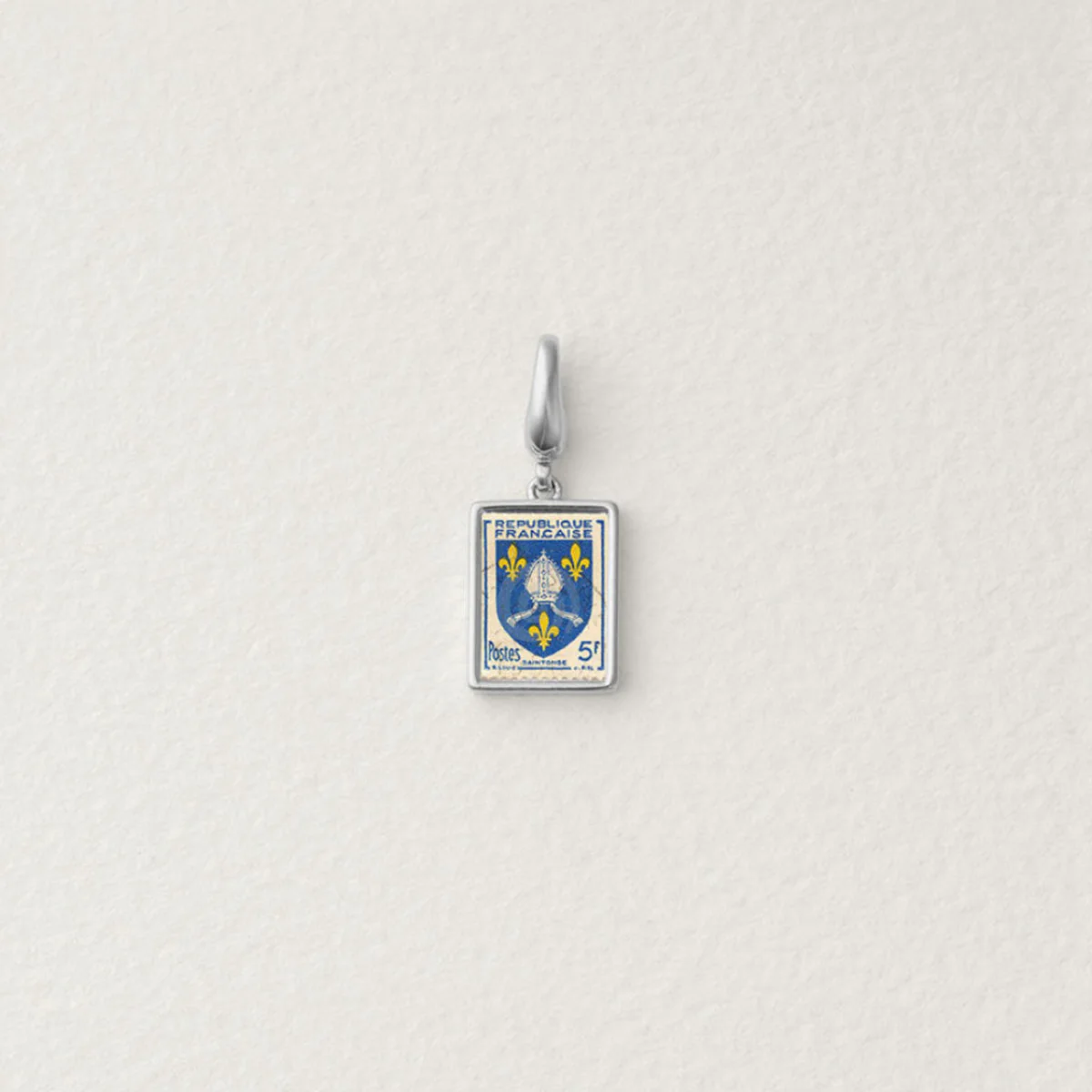 France Vintage Postage Stamp Charm - Image 4