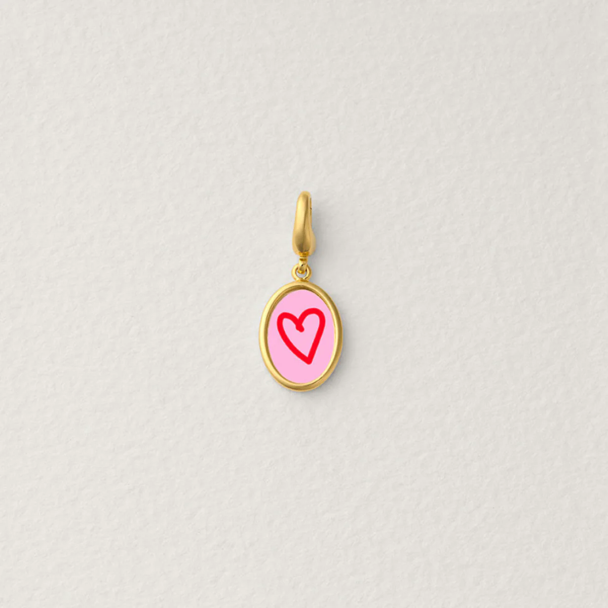 Lover's Line Heart Charm