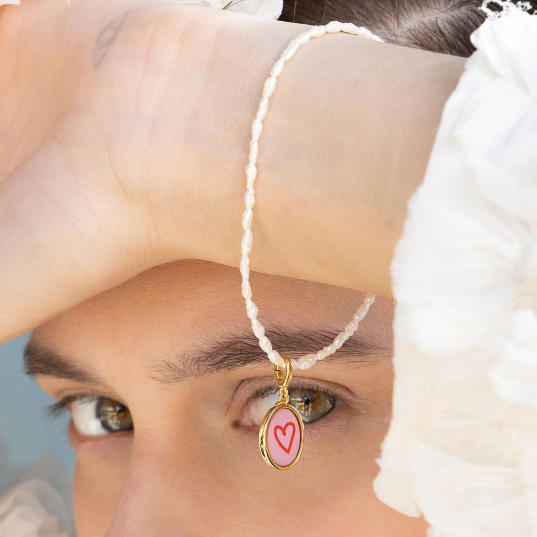 Lover's Line Heart Charm - Image 2