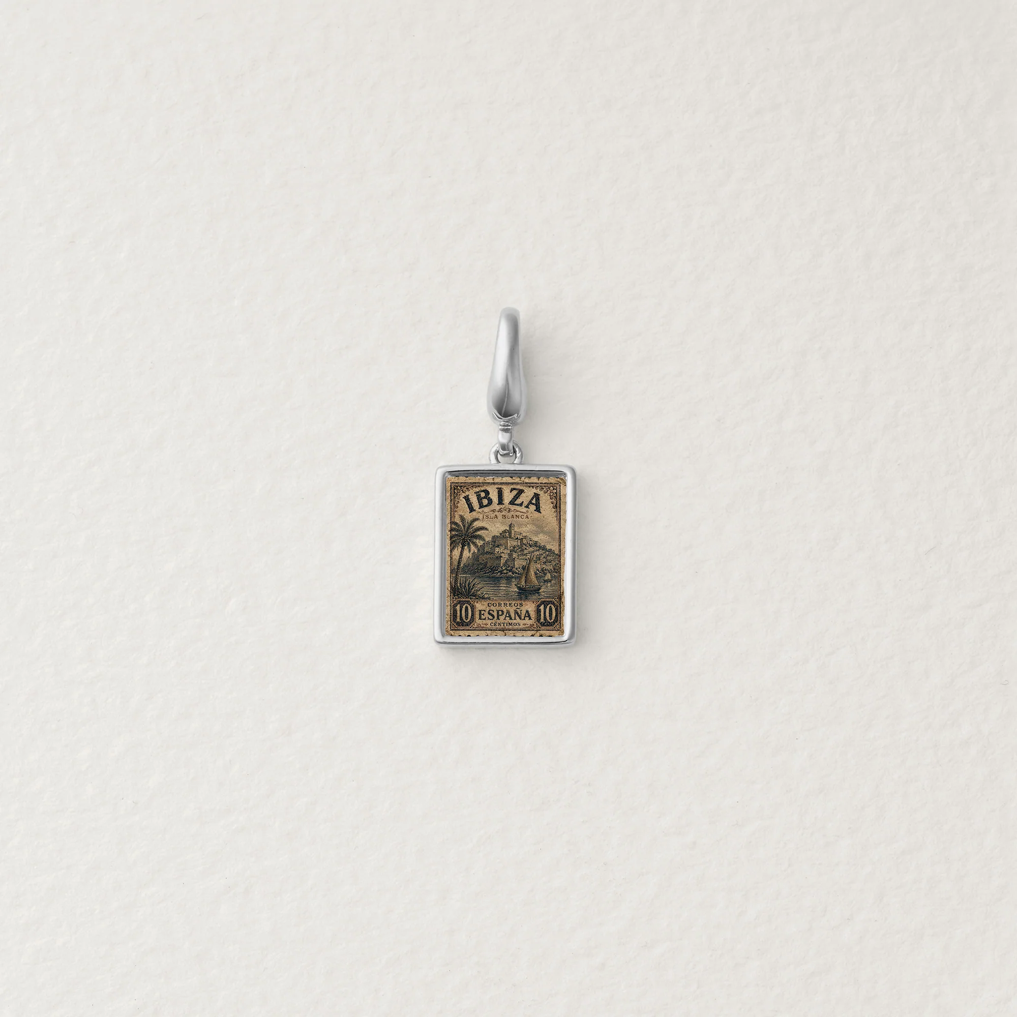 Ibiza Vintage Stamp Charm - Image 2