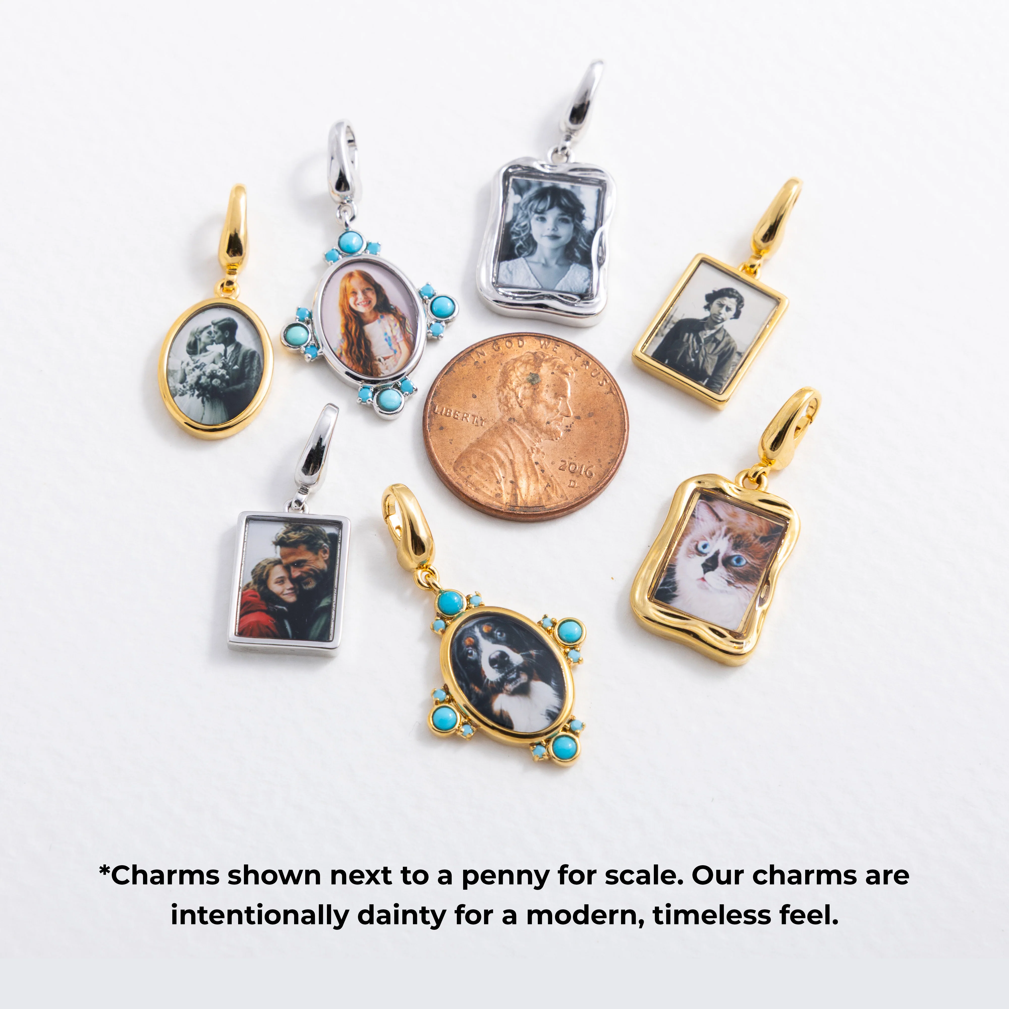 Vera Oval Customizable Portrait Pendant - Image 11
