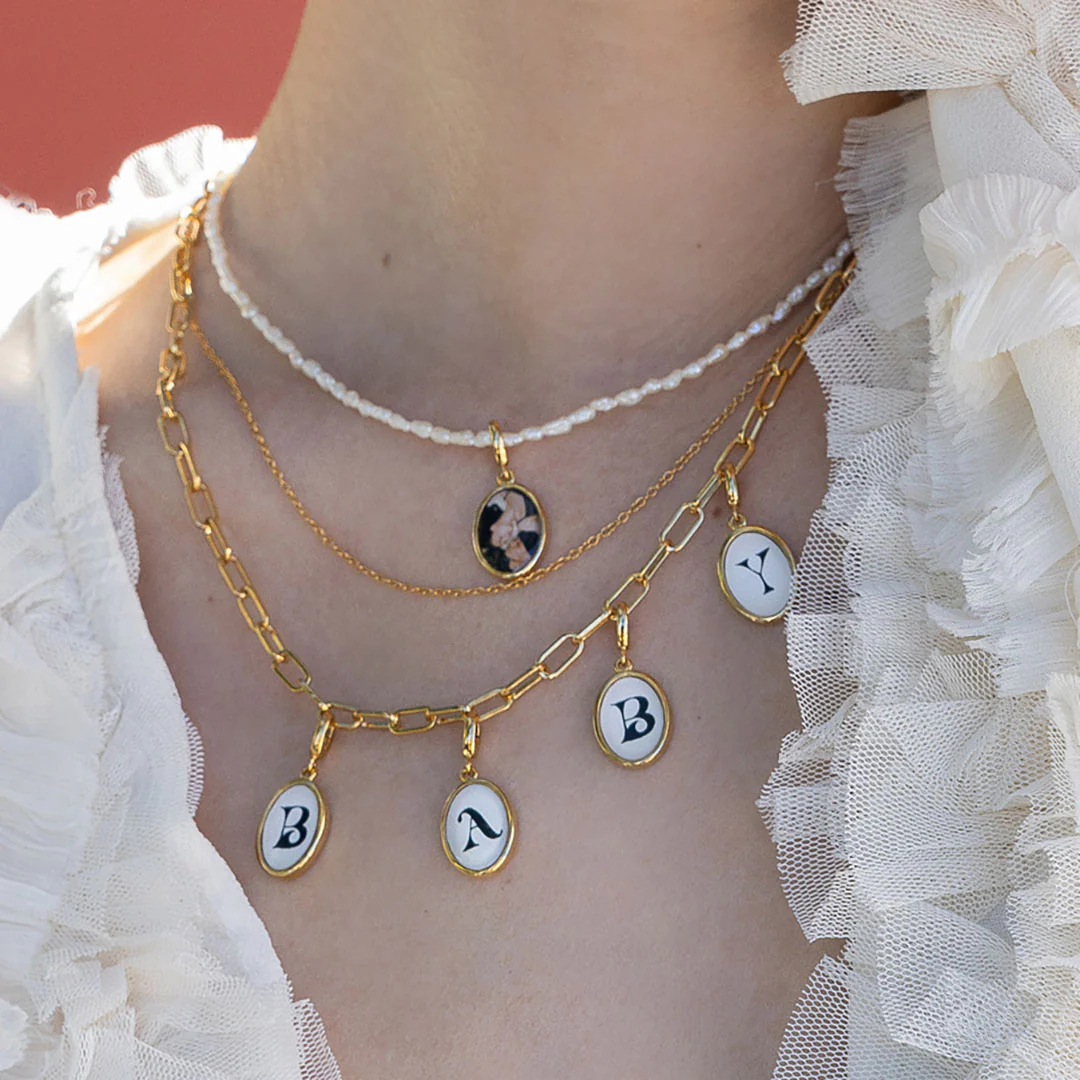 Ophelia Dainty Freshwater Pearl Necklace - Image 5